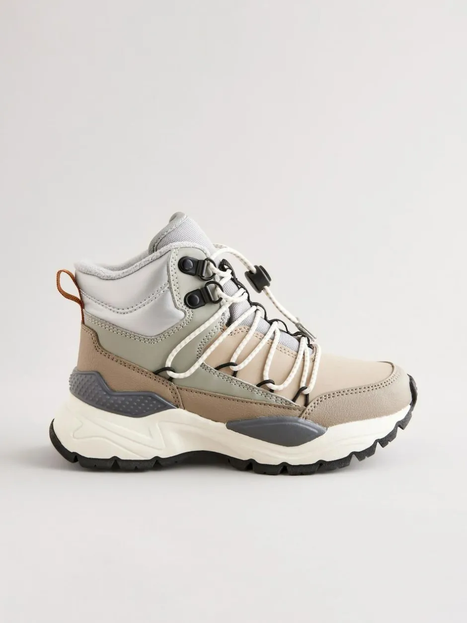 Next Water Resistant Pull On Boots Grey Clearance