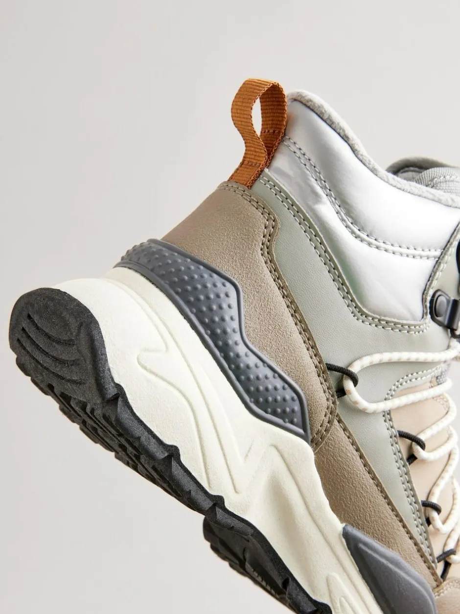 Next Water Resistant Pull On Boots Grey Clearance