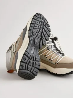 Next Water Resistant Pull On Boots Grey Clearance