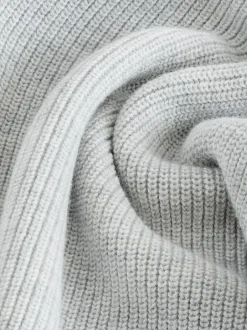 Next Grey With Stag Cotton Crew Neck Knitted Jumper (3-16yrs) Best