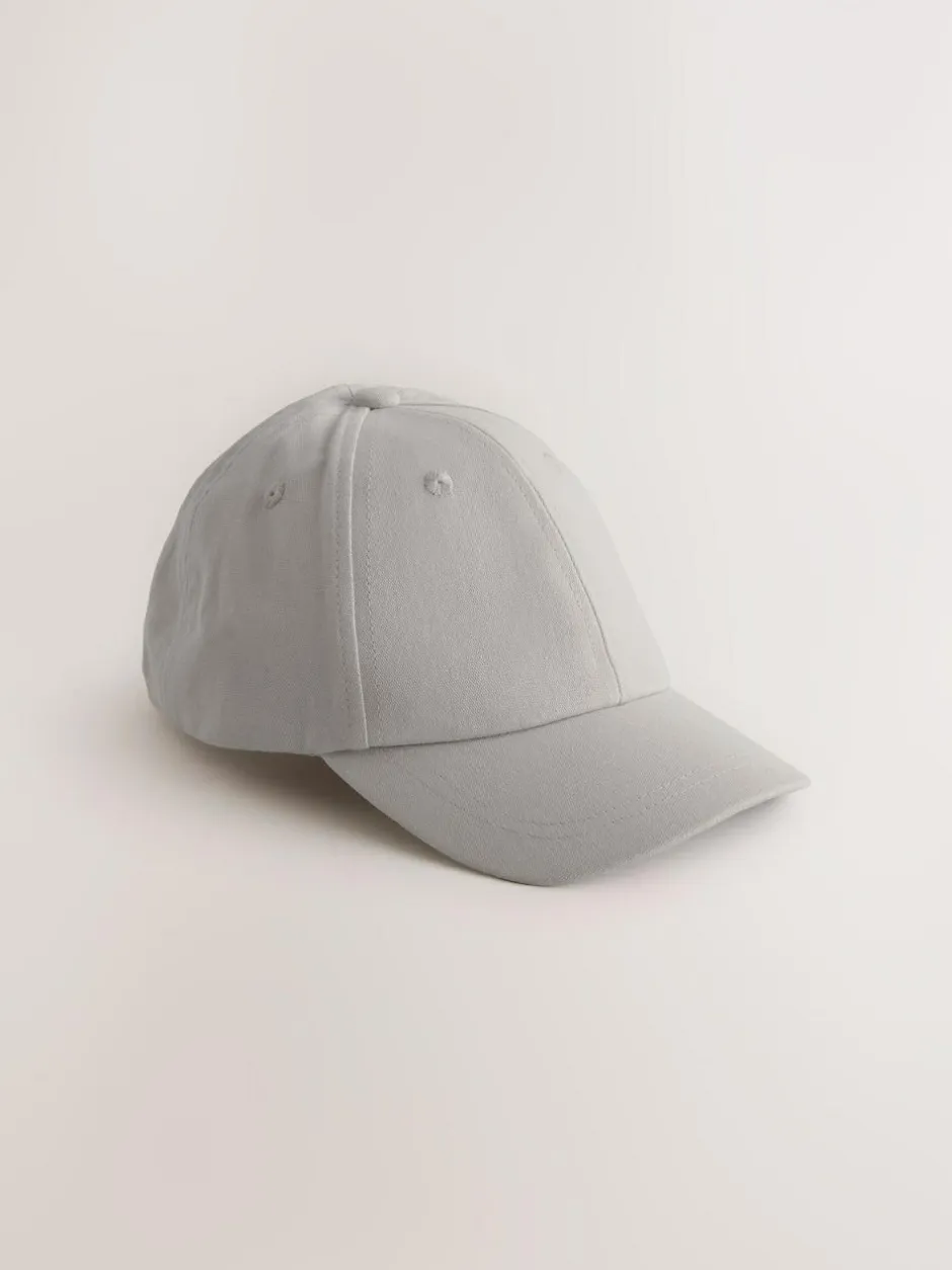 Next Baseball 100% Cotton Caps 2 Pack (1-16yrs) Grey/Charcoal Hot