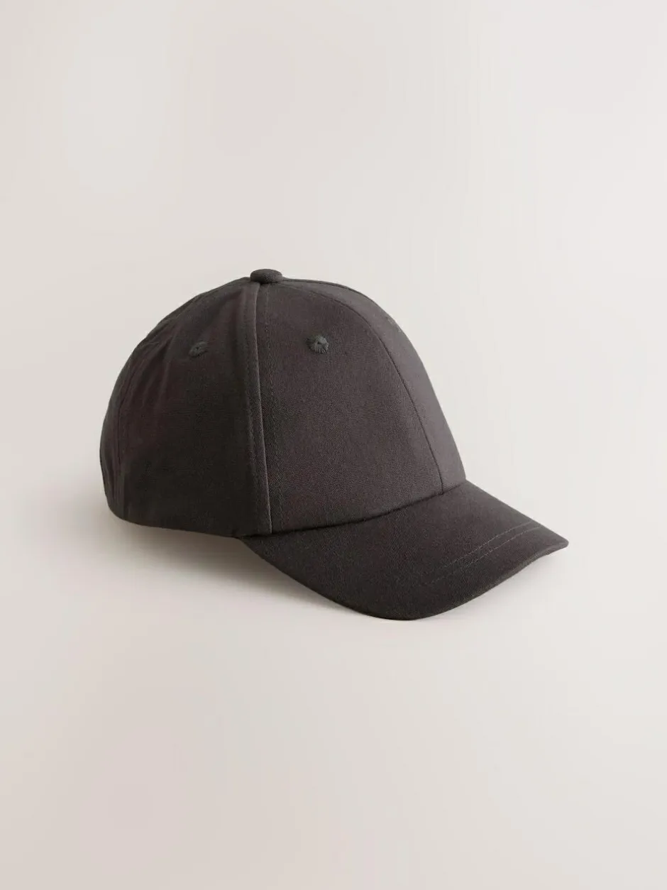 Next Baseball 100% Cotton Caps 2 Pack (1-16yrs) Grey/Charcoal Hot