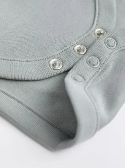 Next Grey/White Short Sleeve Bodysuits 5 Pack Best