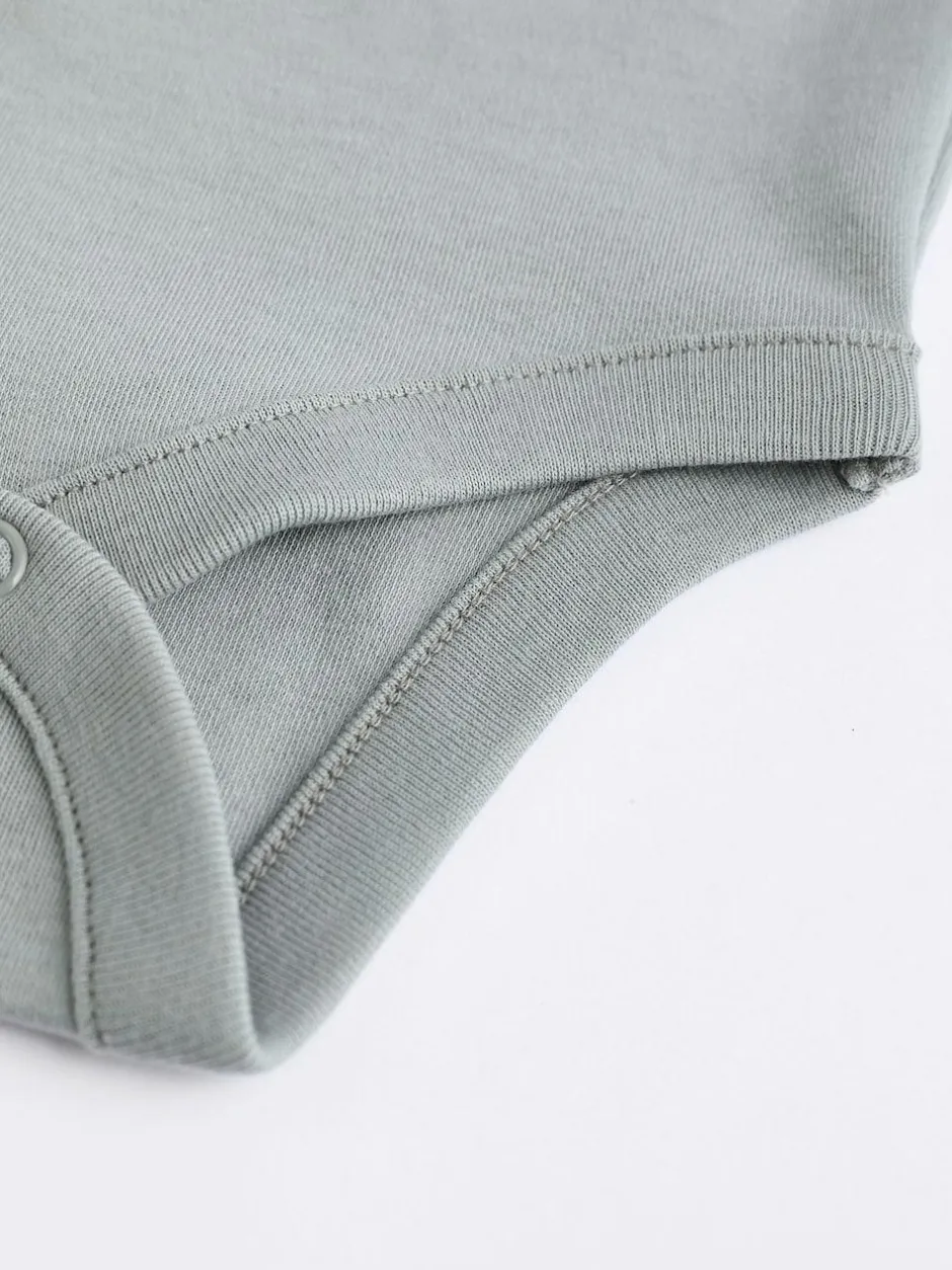 Next Grey/White Short Sleeve Bodysuits 5 Pack Best