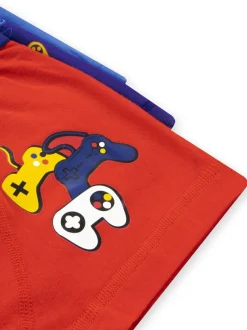 Harry Bear Blue Boys Gaming Trunks 3 Pack Outlet