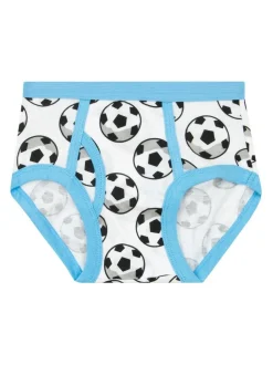 Harry Bear White Football 100% Cotton Underwear 5 Pack Best