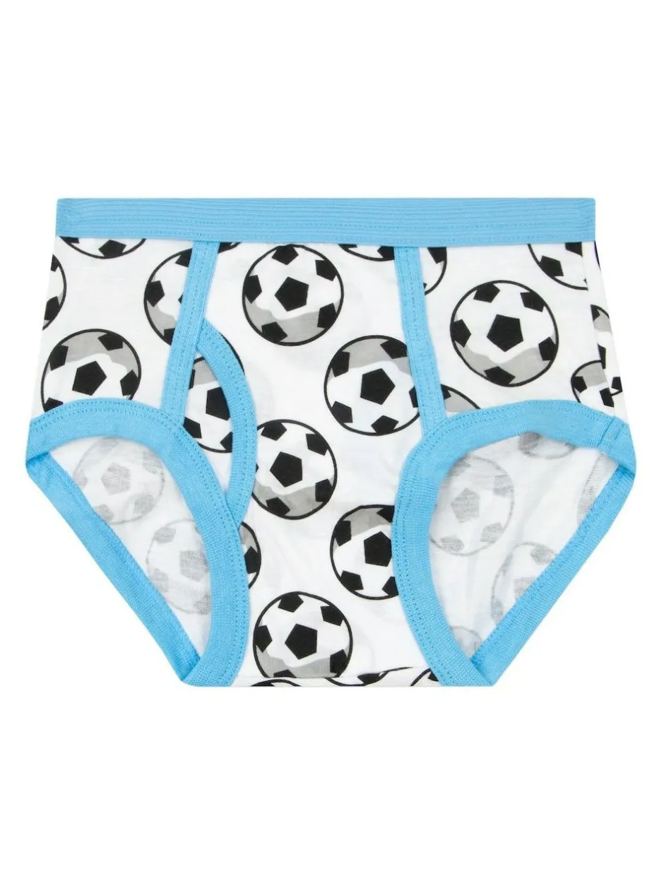 Harry Bear White Football 100% Cotton Underwear 5 Pack Best