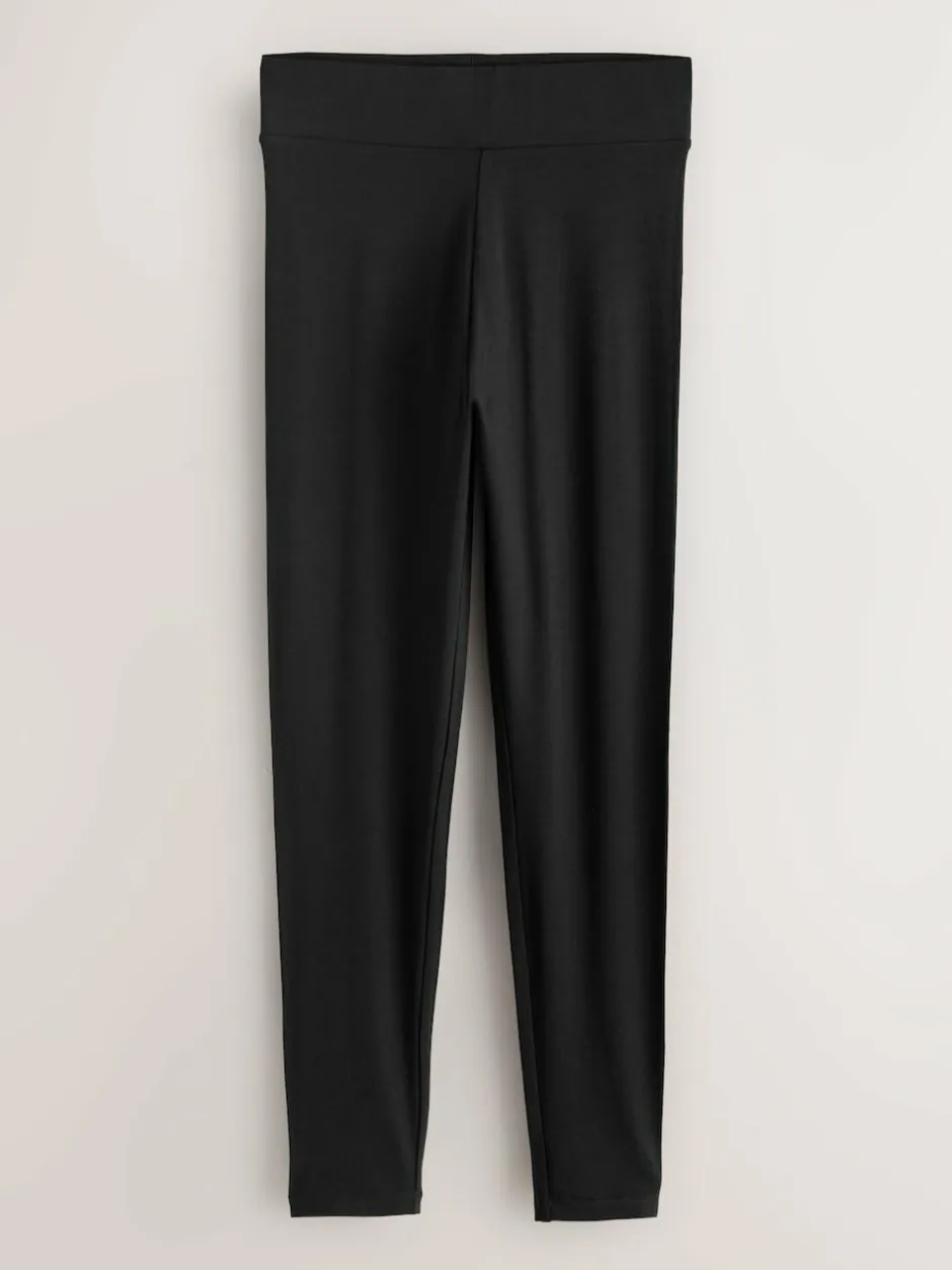 Next High Waist Black Full Length Leggings New