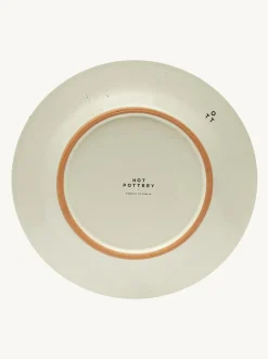 Hot Pottery 12 Piece Splatter Signature Dinner Set Blueberry Clearance