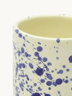 Hot Pottery Set of 4 Splatter Mugs Blueberry Best