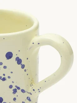 Hot Pottery Set of 4 Splatter Mugs Blueberry Best