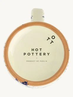 Hot Pottery Set of 4 Splatter Mugs Blueberry Best