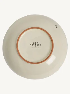 Hot Pottery Set of 4 Splatter Pasta Bowls Pistachio Discount