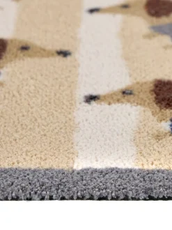 Hug Rug Beige Sausage Dog Chic Runner Outlet