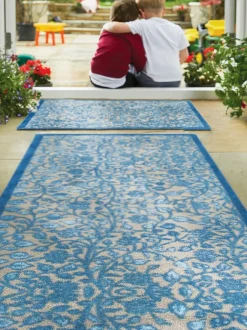 Hug Rug Blue Nature 33 Runner