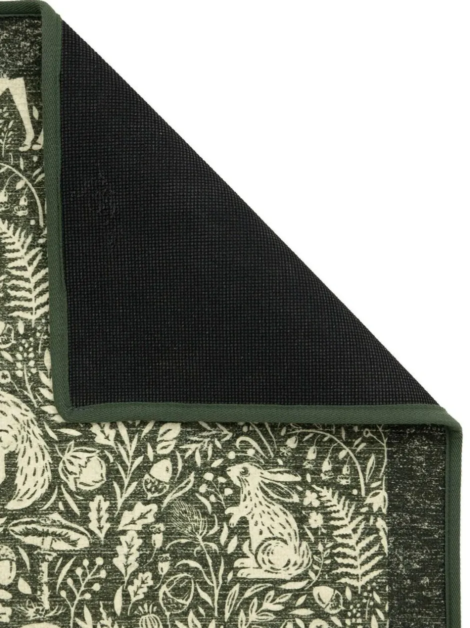 Hug Rug Green Whimsical Woodland Runner Outlet
