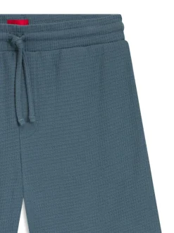 HUGO Blue Waffle Logo Shorts Best