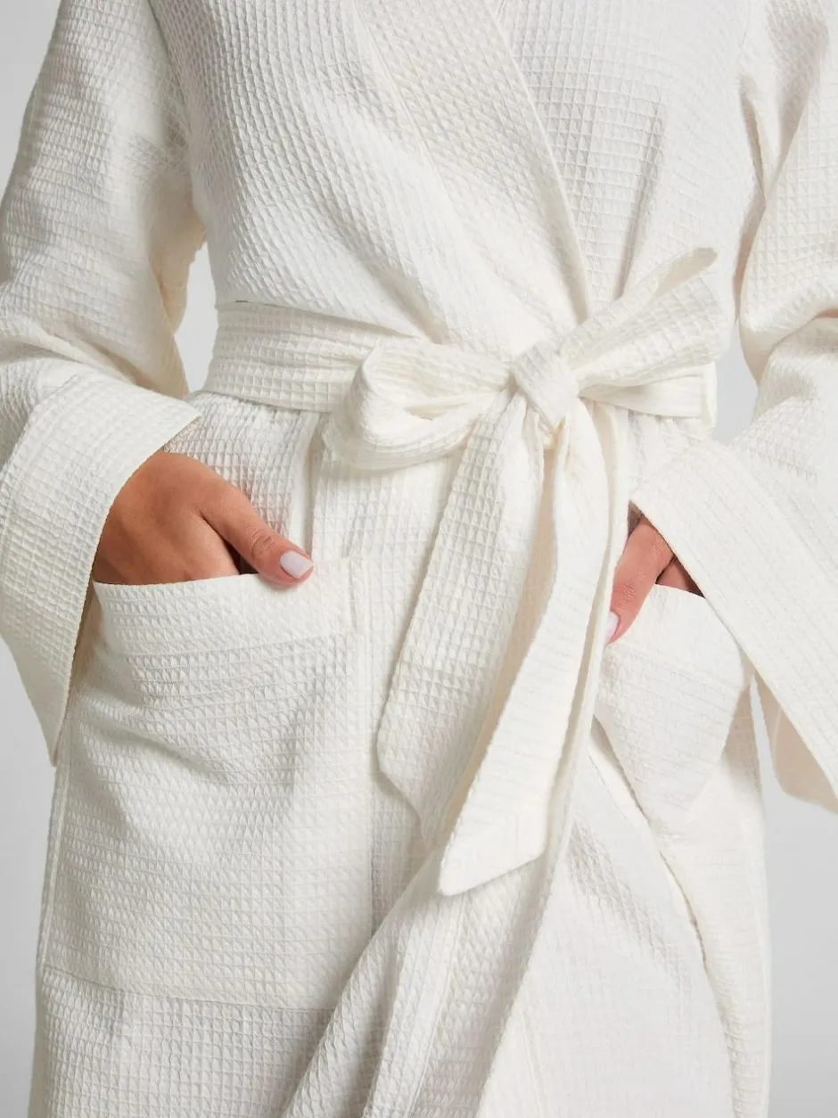 Hunkemoller Hunkemöller Waffle Bathrobe White Sale