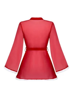 Hunkemoller Red Santa Mesh Kimono Sale