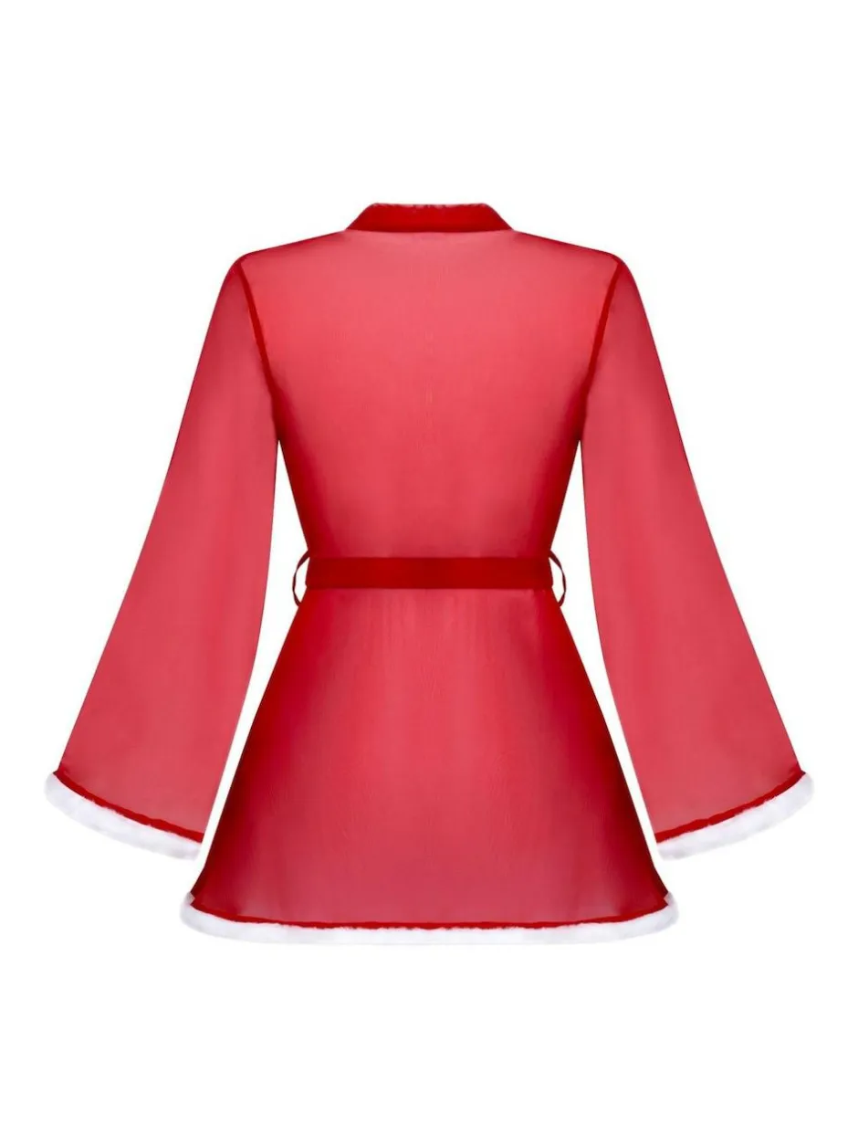 Hunkemoller Red Santa Mesh Kimono Sale