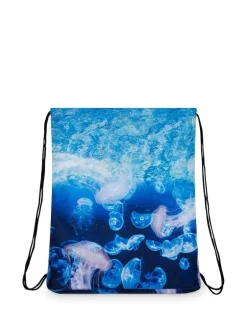 Hype . Kids Blue Jellyfish Drawstring Bag Discount