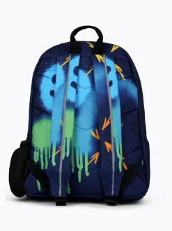 Hype Unisex Navy Spray Smiley Backpack Clearance