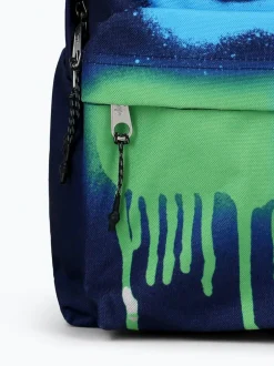 Hype Unisex Navy Spray Smiley Backpack Clearance