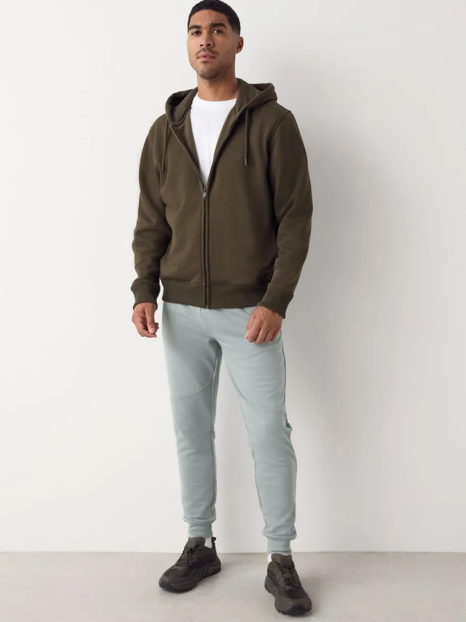 Next Interlock Soft Touch Cuffed Joggers Ice Grey Online