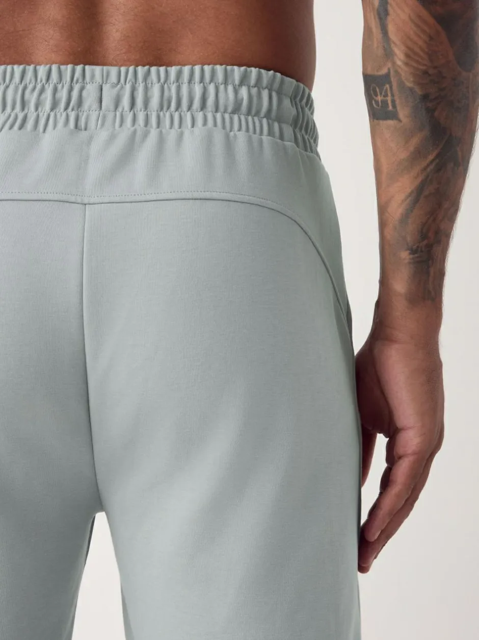 Next Interlock Soft Touch Cuffed Joggers Ice Grey Online