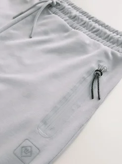 Next Interlock Soft Touch Cuffed Joggers Ice Grey Online