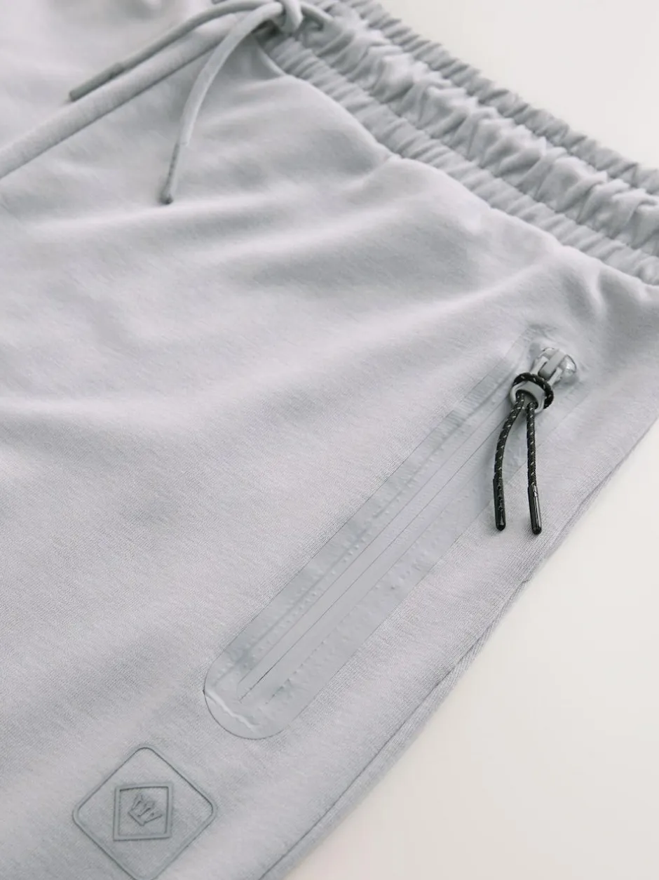 Next Interlock Soft Touch Cuffed Joggers Ice Grey Online