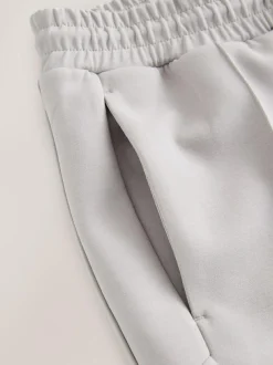 Next N. Premium Soft Touch Scuba Slim Fit Open Joggers Ice Grey Discount