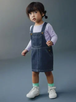 Next Denim Pinafore Dress (3mths-8yrs) Indigo Blue Sale