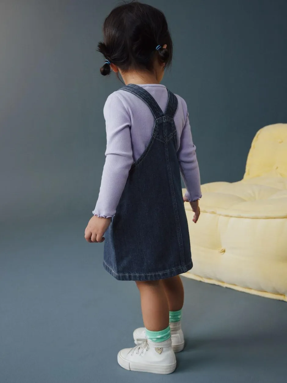 Next Denim Pinafore Dress (3mths-8yrs) Indigo Blue Sale