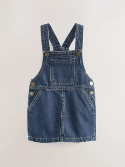 Next Denim Pinafore Dress (3mths-8yrs) Indigo Blue Sale