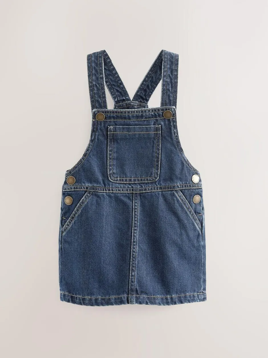 Next Denim Pinafore Dress (3mths-8yrs) Indigo Blue Sale