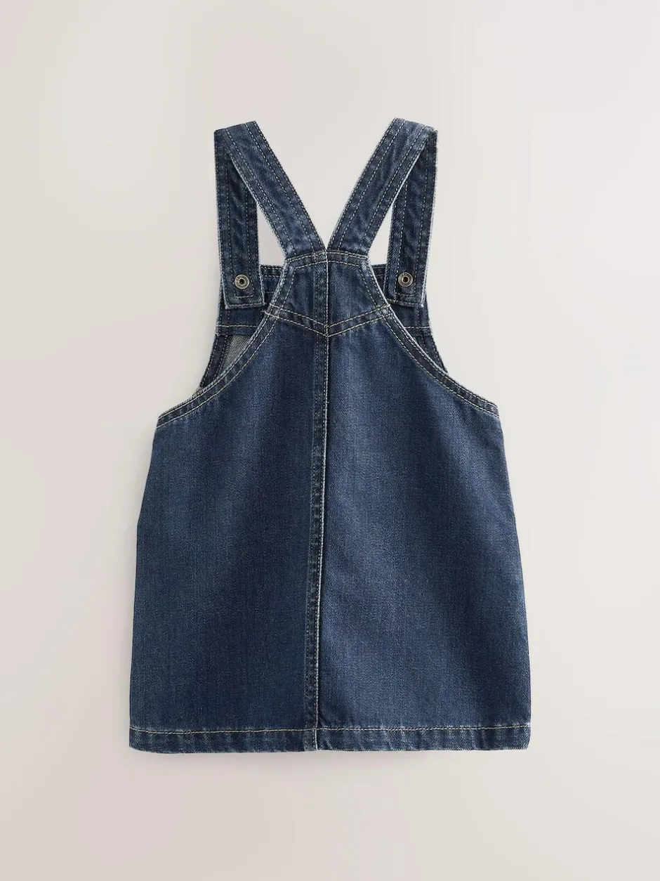 Next Denim Pinafore Dress (3mths-8yrs) Indigo Blue Sale