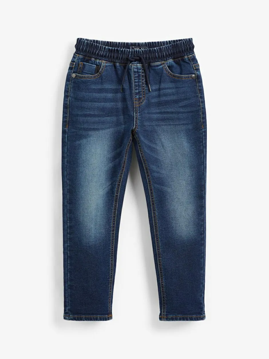Next Regular Fit Stretch Elasticated Waist Jeans (3-16yrs) Indigo Blue Outlet