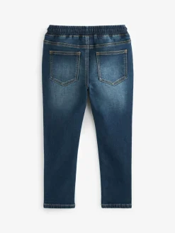 Next Skinny Fit Stretch Elasticated Waist Jeans (3-16yrs) Indigo Blue Sale