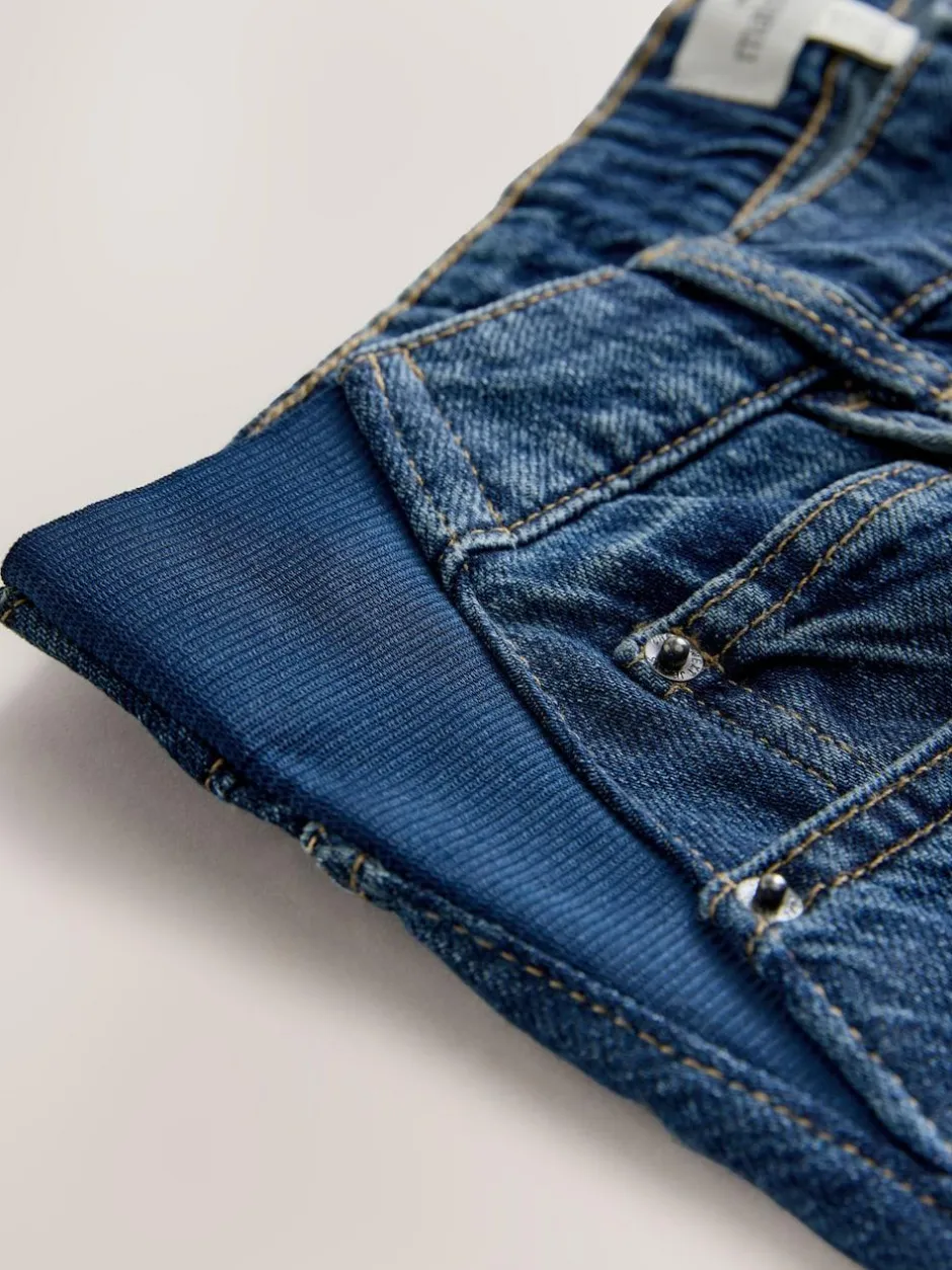 Next Maternity Barrel Denim Jeans Indigo New
