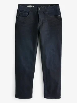 Next Straight Fit Straight Fit Essential Stretch Jeans Ink Blue Outlet
