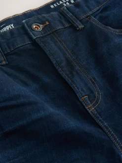 Next Relaxed Fit Authentic Stretch Denim Jeans Ink