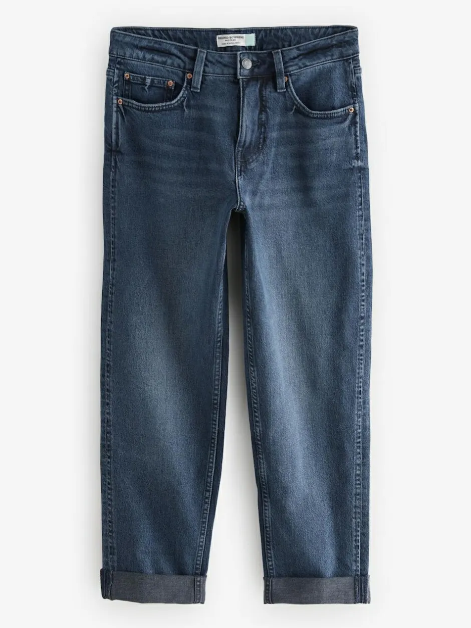 Next Boyfriend Jeans Inky Blue Sale