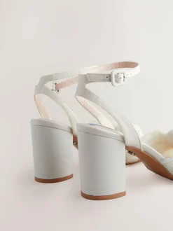 Next Ivory Forever Comfort® Wedding Bow Block Bridal Heel Shoes Online
