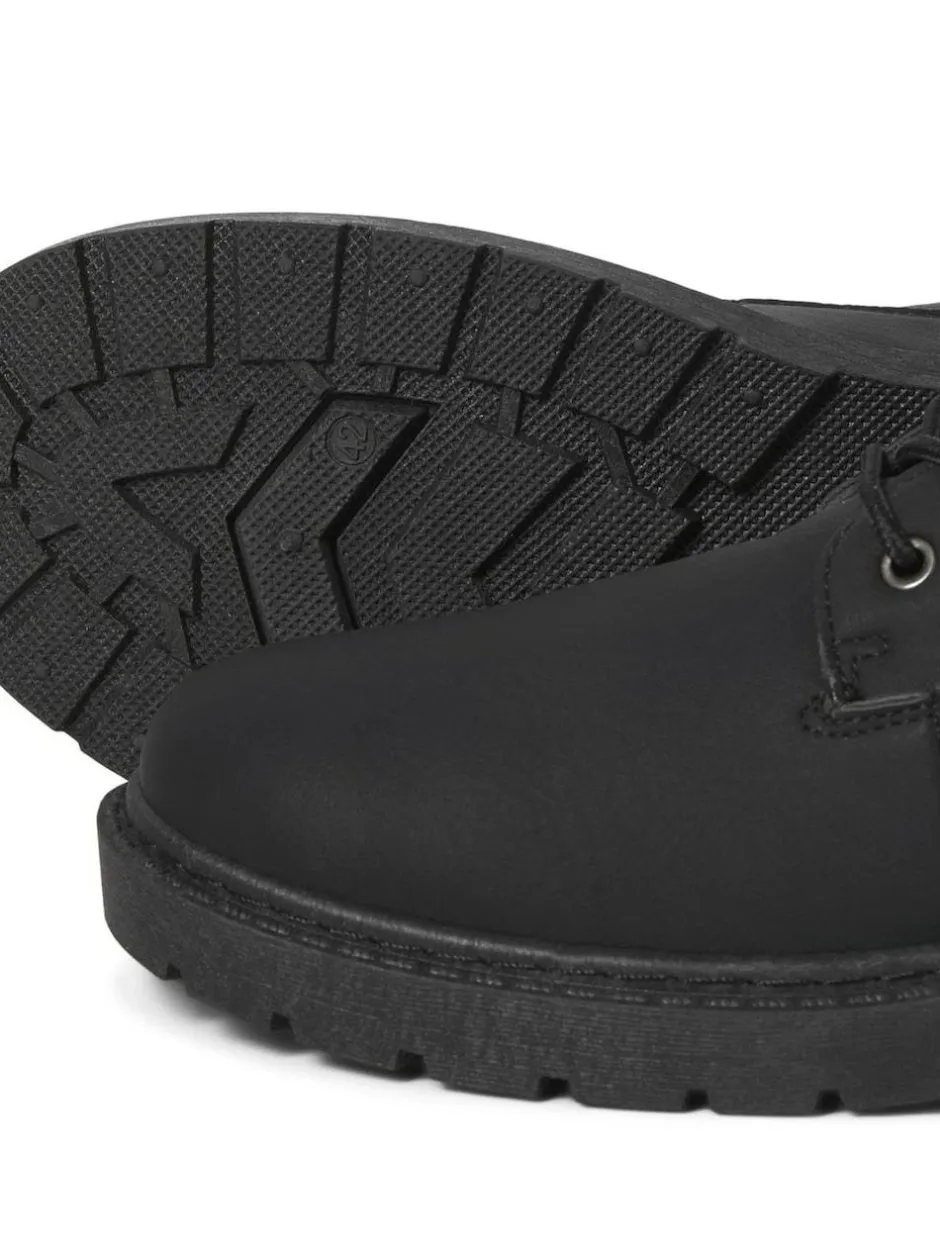 JACK & JONES Lace Up Ankle Boots Black Outlet