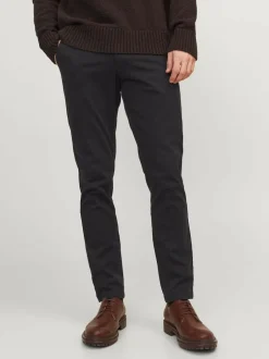 JACK & JONES Slim Fit Chino Trousers Black Online