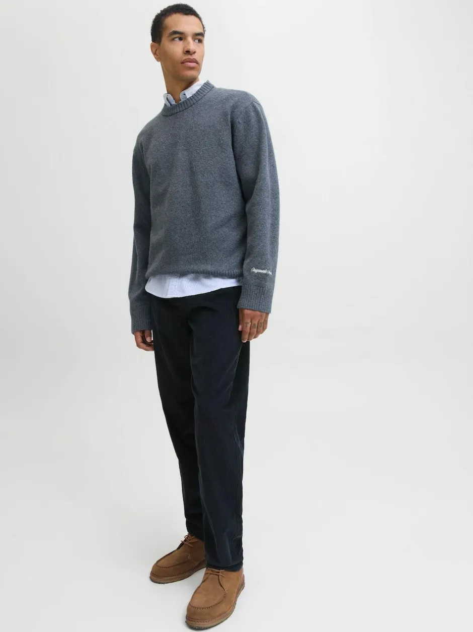 JACK & JONES Blue Relaxed Corduroy Joggers Sale
