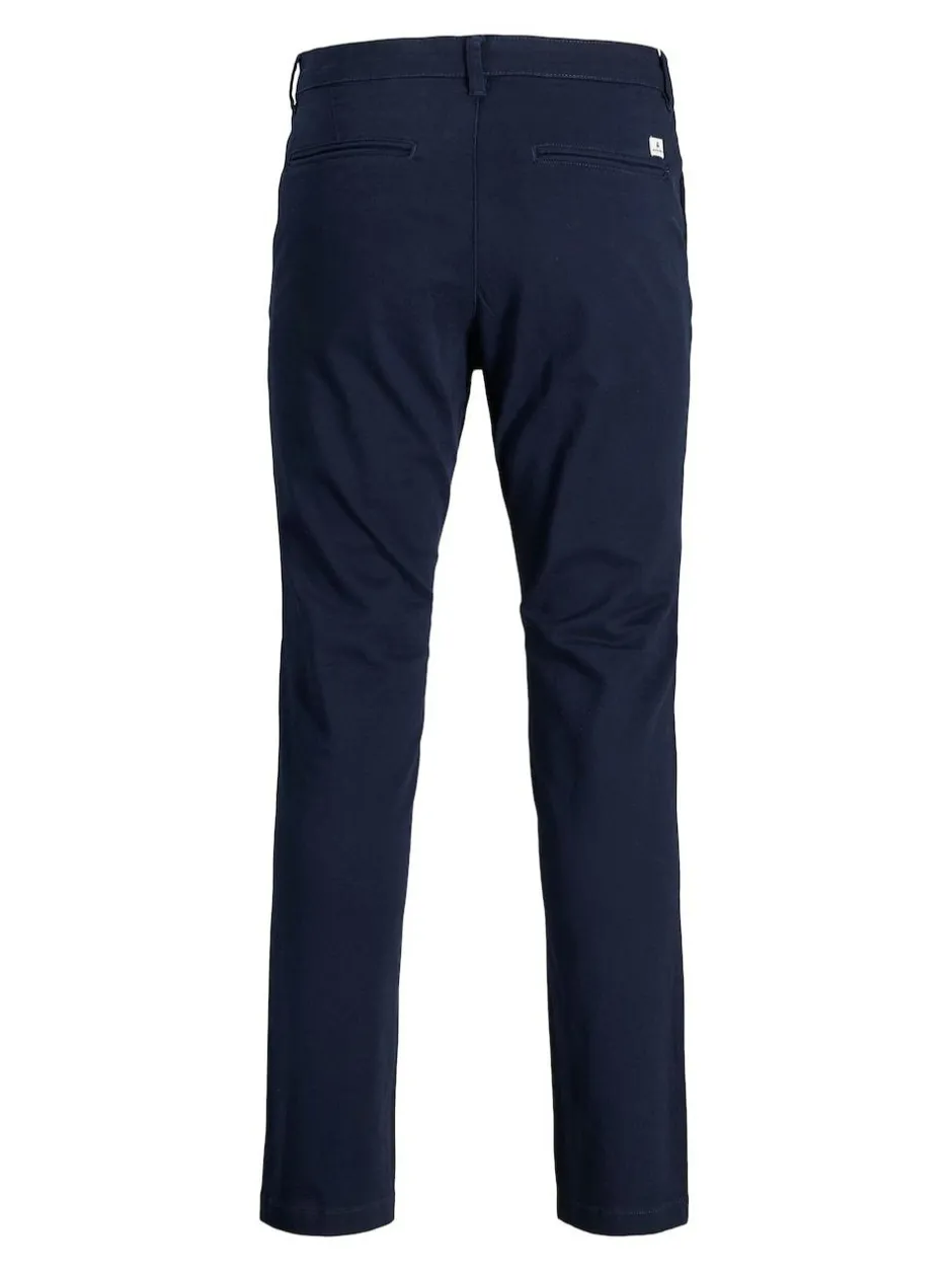 JACK & JONES Slim Fit Chino Trousers Blue Discount