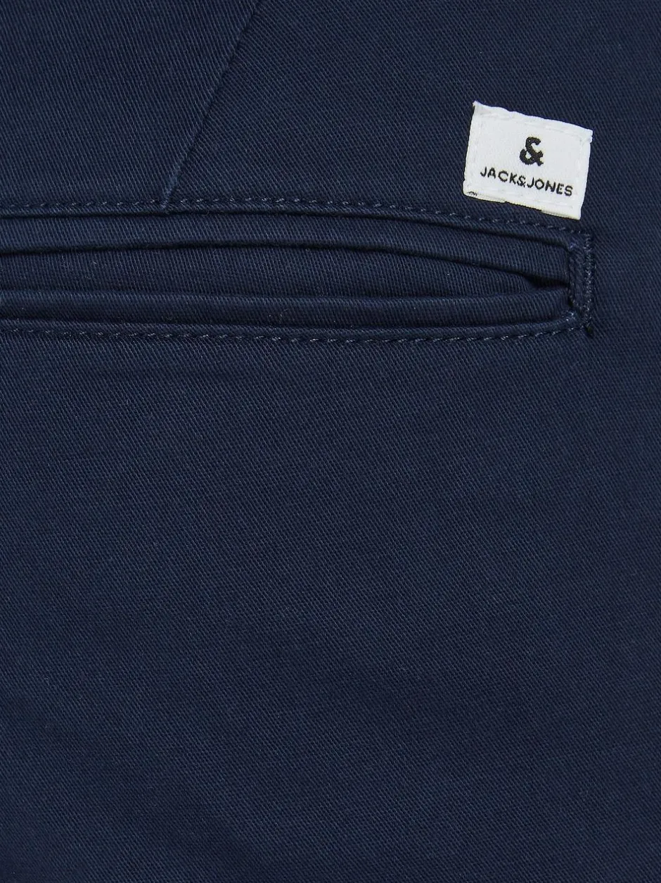 JACK & JONES Slim Fit Chino Trousers Blue Discount