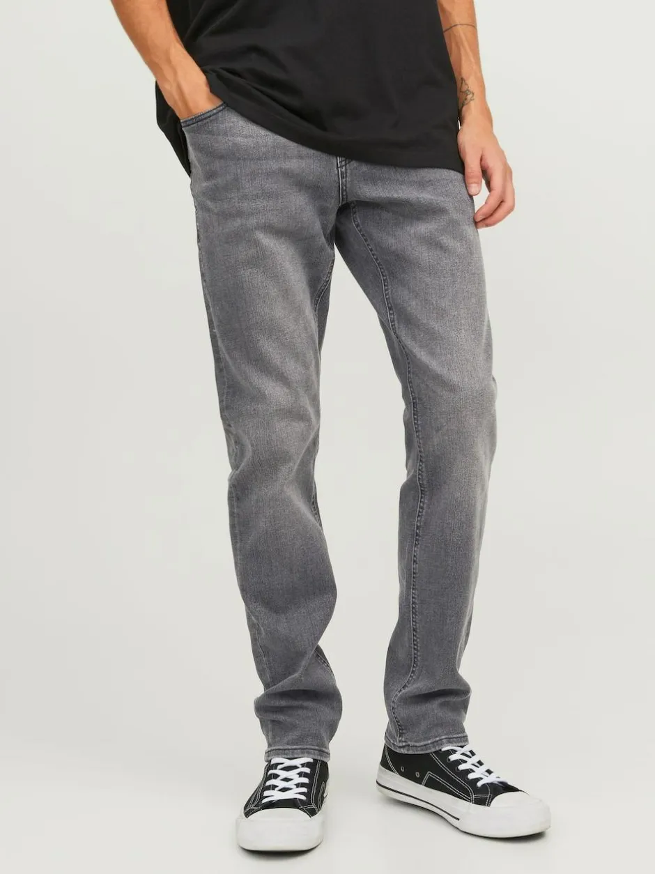 JACK & JONES Grey Wash Glenn Slim Fit Jeans Online